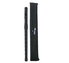 Pro. 8 Holes Matte Black / Key of C Fife Flute with leatherette bag  Chart