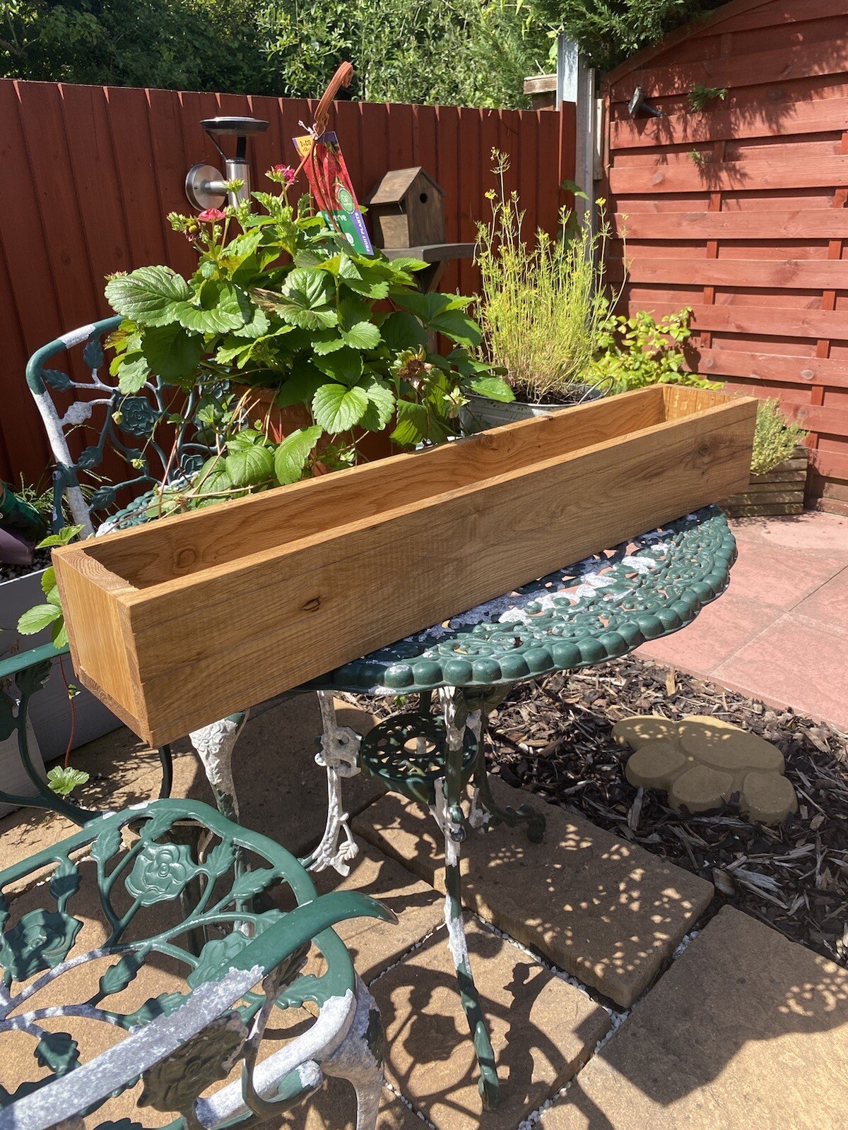 job lot Garden & Indoor Planters Plant Pots Window Box Bird Table 8 x