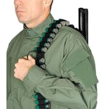 Tactical 2 Point Shotgun Gun Sling Bandolier 12Ga Shell Sling Holds 16 Shells