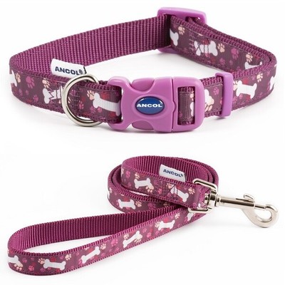 purple dog lead