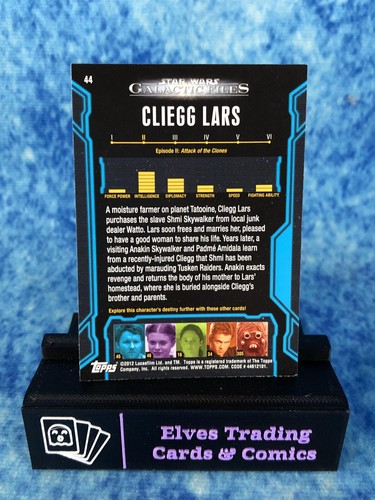Star Wars: Galactic Files Series 1 SINGLE Non-Sport Trading Card 2012 1-200 - Picture 96 of 394