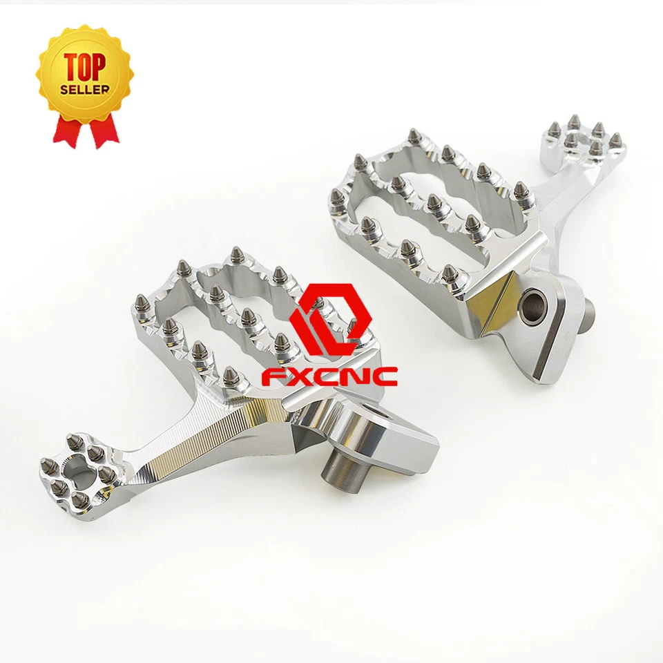 Para Yamaha YZ125 YZ450F 2003-2017 estriberas pivotantes pedales reposapiés clavijas azul CNC Foto 4 de 4