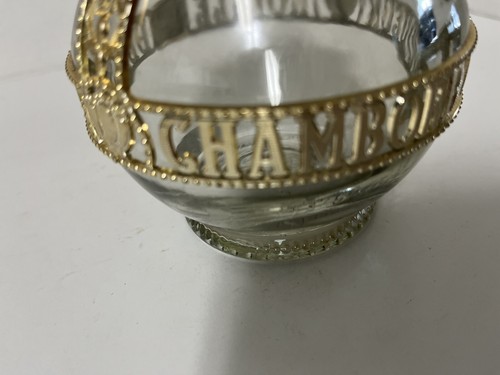 Royale Deluxe Chambord LIKÖRFLASCHE Dekanter Sammlerstück 5,5" Neuwertig! Maskottchen - Bild 7 von 7