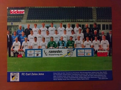 FC Carl Zeiss Jena, Mannschaftsfoto 2006/07, 2. BL, Kicker,DIN A4,ungeklebt  