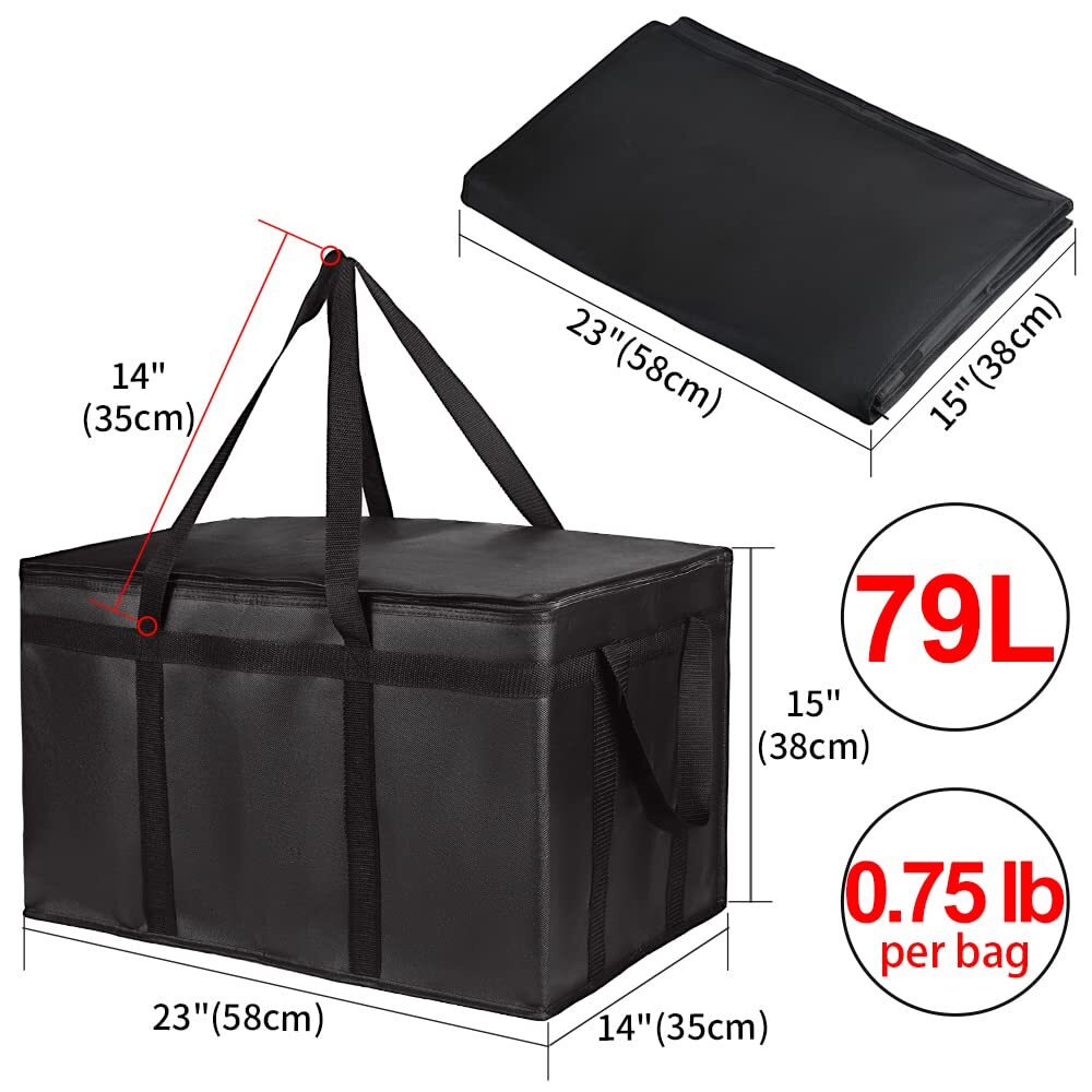 insulated food carry bag
