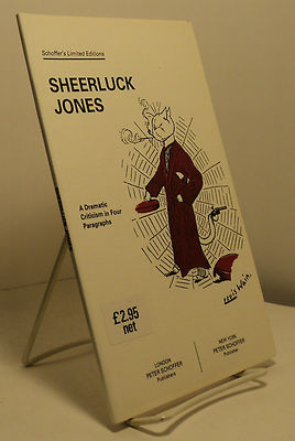 Sheerluck Jones - Sherlock Holmes Burlesque by Malcolm Watson & Edward La Serre