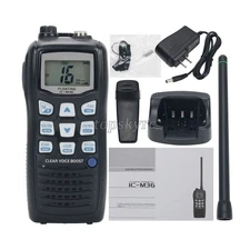 IC-M36 VHF Marine Transceiver IPX7 Floating Walkie Talkie 6W 10KM For ICOM