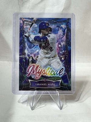 2025 Topps Update Series Mystical Holo Foil #MYS-4 Luisangel Acuna (RC) NY Mets