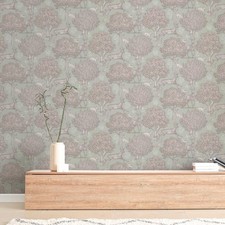 Woodland Scene Wallpaper 924606 Sage Green Fruit Garden Animals Trees Arthouse