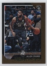 2018-19 Panini NBA Hoops Gold 9/10 Allen Crabbe #128 0b5