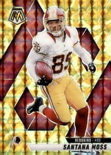 Santana Moss 2025 Panini Mosaic Mosaic Reactive Yellow