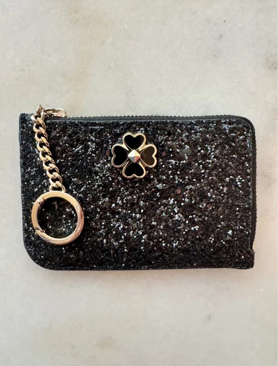 kate spade new york Glitter Card Wallet Wallets for Women for sale