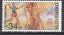 Slovakia Mail 2004 Yvert 420 ** MNH Summer Olympic Games in Athens - D