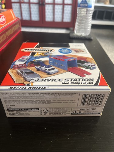 Matchbox Service Station Take-Along Playset W/ GMC Wrecker Tow Truck NIP 2001 - Picture 7 of 8
