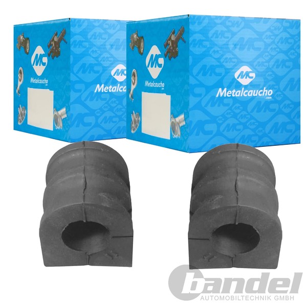 2X Metalcaucho Stabilager Gummilager Stabi Vorne Passend FüR Renault Clio Grand-image