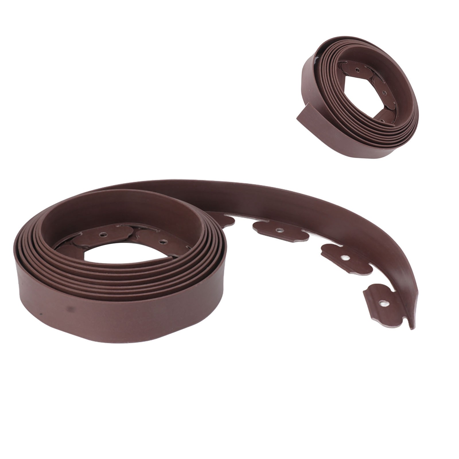5cm*5cm*5m COFFEE Landscape Edging Kit Lawn Edging Include 15 Spikes PE Gard BL