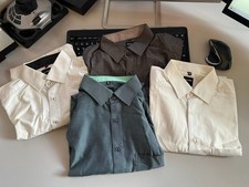 4 Olymp Hemden Herren Business Größe 42 (16,5") Luxor mordern fit, kurzarm