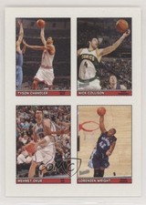 2005 Topps Bazooka 4-on-1 Stickers Tyson Chandler Nick Collison Mehmet Okur 05ok