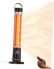 Patio Heater for Outdoor Use, Infrared Electric Outdoor Heater, 32.2" Black