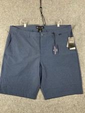 Travis Mathew Beck Chino Golf Shorts Mens 40 Blue Stretch Wrinkle Resistant NWT