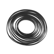 5PCS 5mm Flat Belts Folded Rubber Belt 47-150mm for Recorders Turntable Belts
