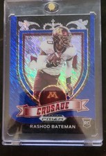 2021 Panini Prizm Draft Pick - Crusade R. Bateman #166 Blue Wave Prizm /13 RC