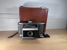 Vintage Polaroid Model J66 Land Camera With Leather Case Type 48 Adapter