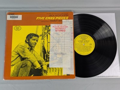Various - Five Easy Pieces. VG+/G. S 70091. Vinyl Record LP. Soundtrack 5