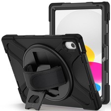 For iPad 10th Gen 10.9, ipad 11 inch a16 case Kickstand - Black