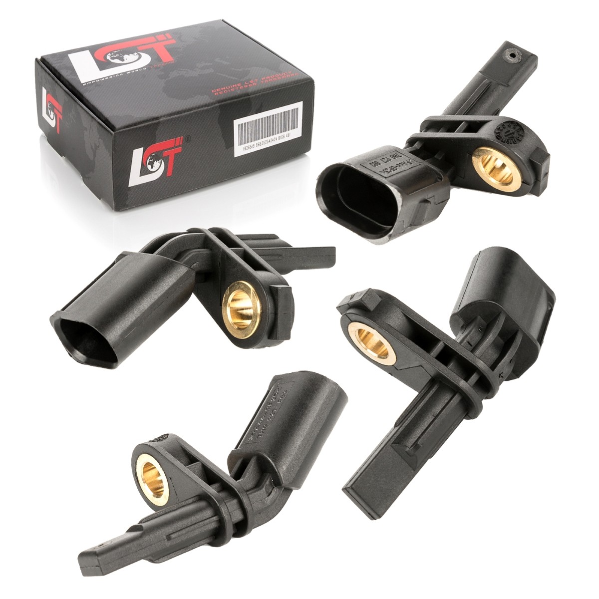 4x ABS Sensor Speedometer front rear for SEAT ALTEA XL 5P up to 11/2009 4x4