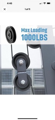 3.5'' Bearing Pulley Wheel, 2 Pack Fitness Pulleys Replacement for Home Gym