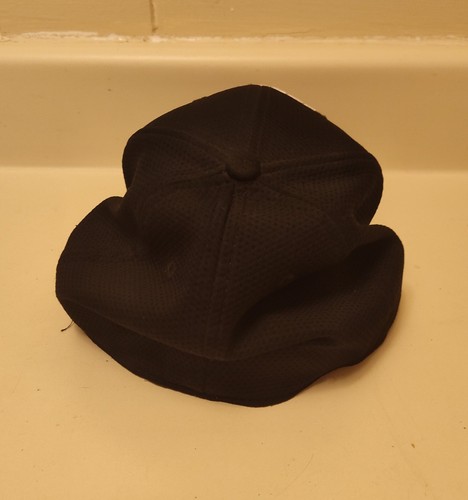 Vintage Detroit Bad Boys 1988 Fitted Hat Medium Large NBA Pistons Black New Era - Picture 7 of 10