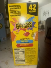 Gushers Fruit Snacks Variety Pack 0.8 oz, 42 Ct   Strawberry  Tropic