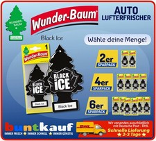 WUNDER-BAUM Auto-Lufterfrischer I Anh&auml;nger f&uuml;r langanhaltenden Duft Black Ice