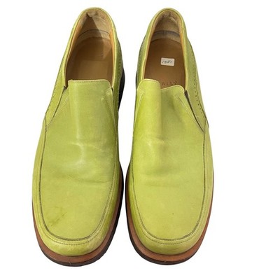 Bally Sorvis Men's Loafer Made in Italy RARE Color Avocado Green Size 9.5