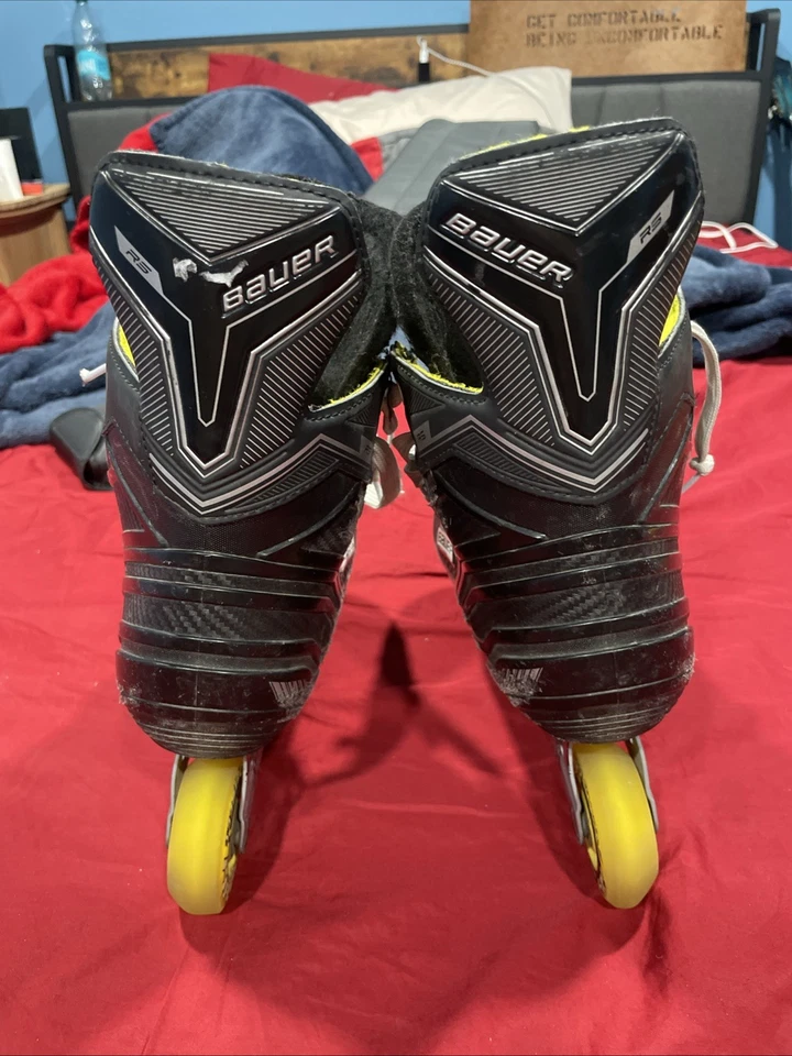 Bauer RS Senior Hi Lo Inline Roller Hockey Skates Sz 7 US men's 8.5 Shoe - Image 2 of 4