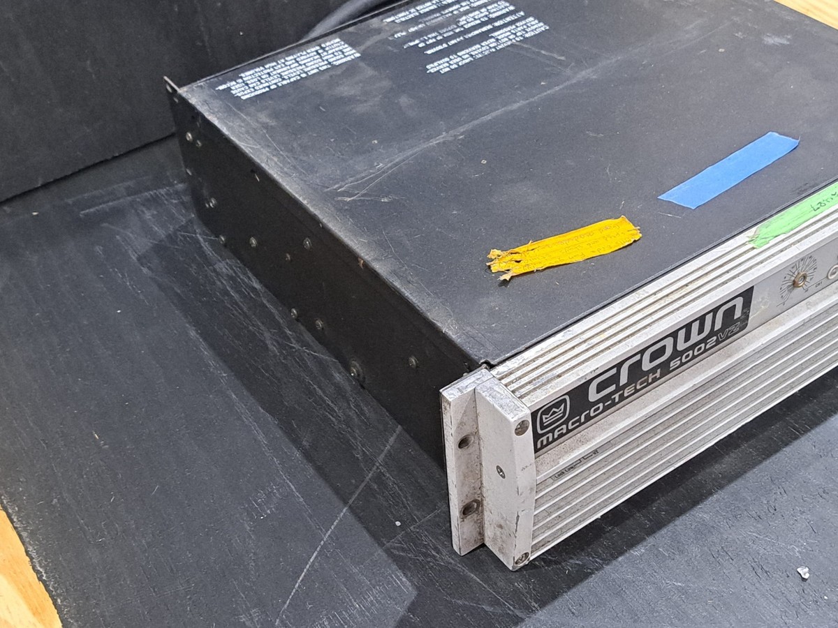 Crown Macro-Tech 5002vz MA-5002VZ Macrotech 5000W | eBay