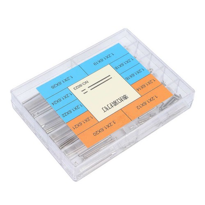 #ad 100Pcs Steel Watch Band Clasp Tube Friction Pin Pressure Bars Pins Rivet Ends AU $10.46