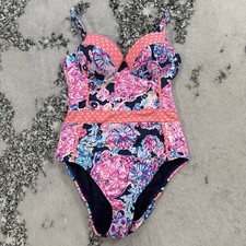 Lilly Pulitzer One Piece Swimsuit Womens 6 Pi...