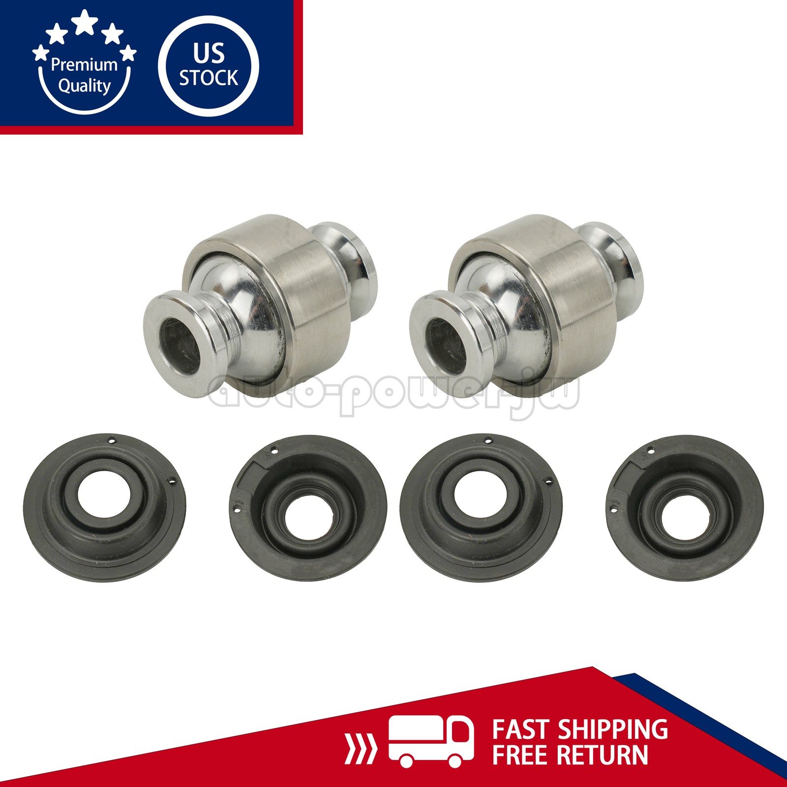 6PCS Upper Control Arm Ball Joint & Gaiters Fit Ferrari 430 599 612 360 203633
