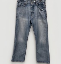 Vintage Y2K Guess Dean Jeans Men's 34x30 Light Wash Button Fly