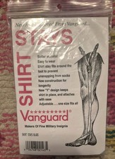 New Vanguard Military Shirt Stays black keeps uniform neat y design new design