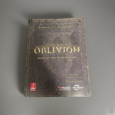 Elder Scrolls IV: Oblivion-GAME OF THE YEAR EDITION Strategy Guide Book By Prima