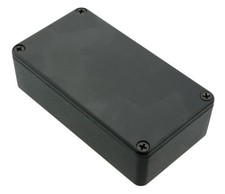 1590BBK Black Genuine Hammond Diecast Stompbox Enclosure 112 x 60 x 31mm 