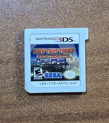 Rhythm Thief & The Emperor's Treasure (Nintendo, 3DS) Tested Authentic Cart Only