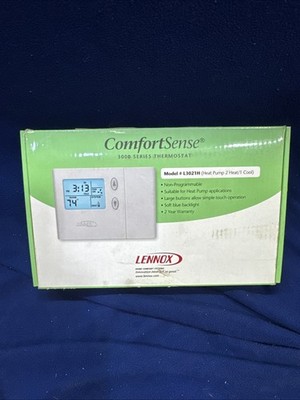 LENNOX 51M33  NON-PROGRAMMABLE, HEAT PUMP, 2H/1C, THERMOSTAT White