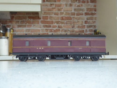 7 mm Finescale LMS Durchmesser 1870 42' Luggage & Parcels Van, Robustly Scratchbuilt | Condition: Used