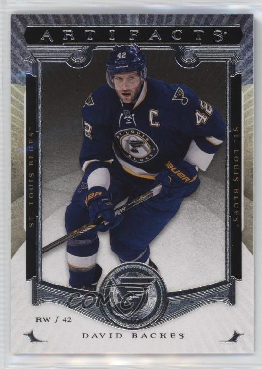 2015-16 Upper Deck Artifacts David Backes #27 12zm