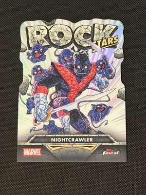 2026 TOPPS FINEST MARVEL F4 #RS-06 ROCK STARS CARD NIGHTCRAWLER SSP-RARE