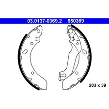 Bremsbackensatz ATE 03.0137-0369.2 für Hyundai Lantra I Coupe